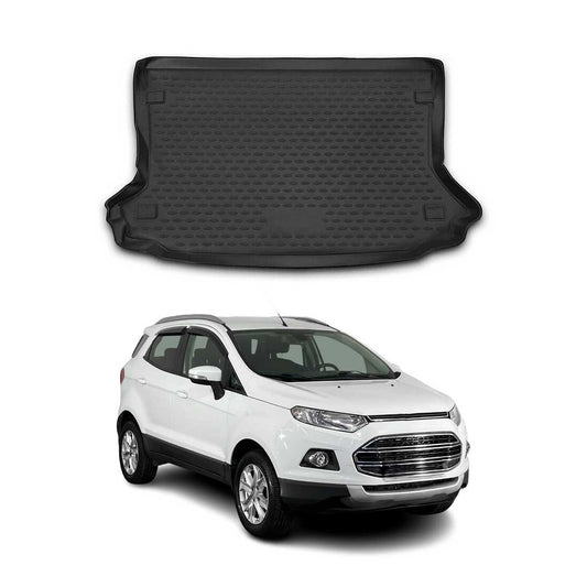 Covoraș portbagaj/tapițerie portbagaj pentru Ford EcoSport PRE-FL 2013-2017, cauciuc, negru