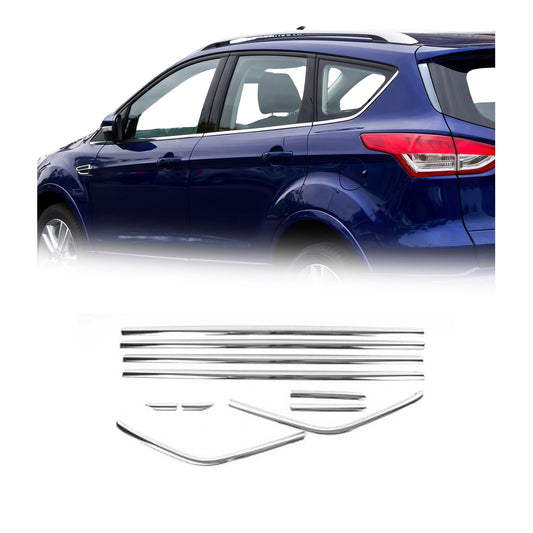 Fensterleisten Zierleisten für Ford Kuga 2012-2019 Edelstahl Chrom 10tlg