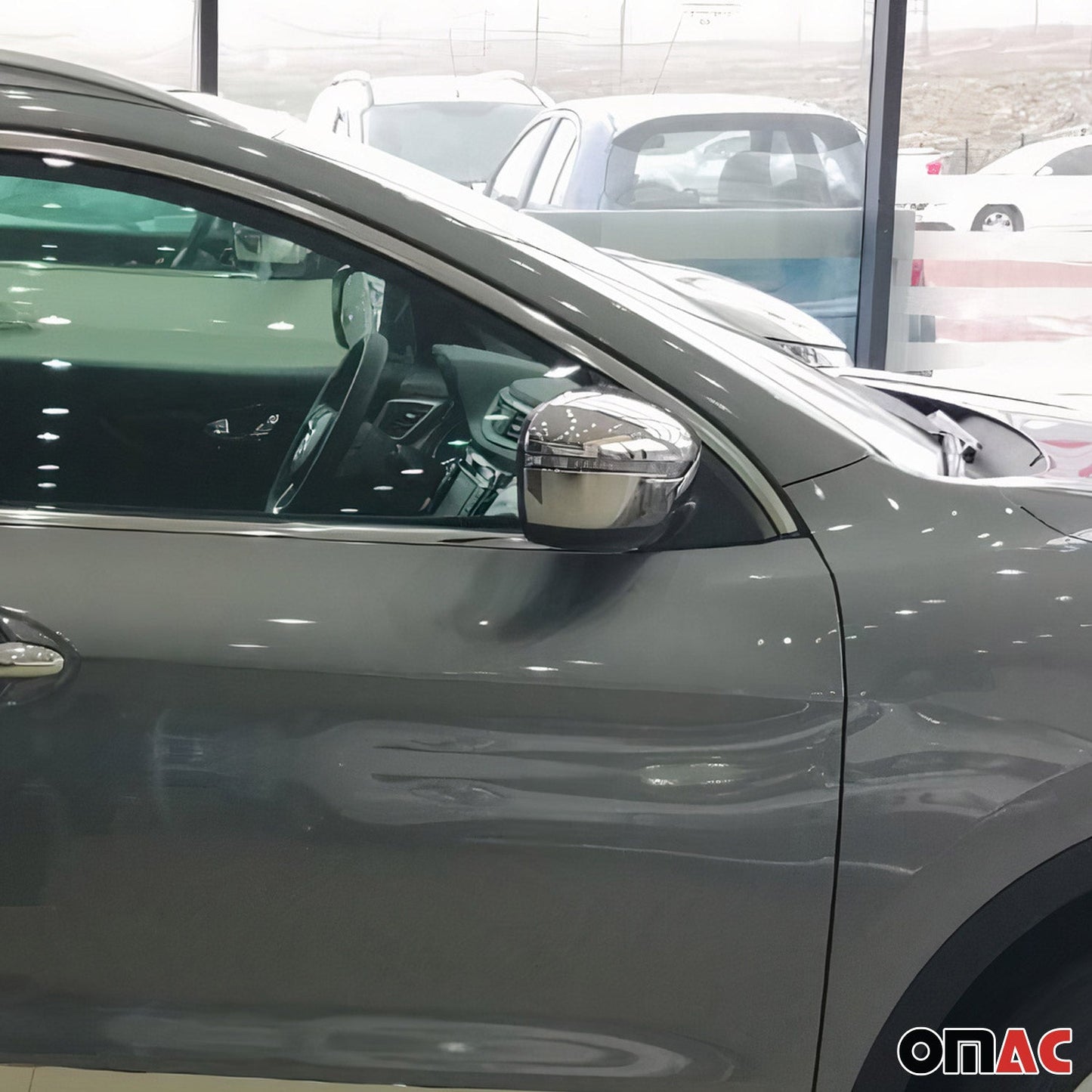 Spiegelkappen Spiegelabdeckung für Nissan Pathfinder 2014-2019 Chrom ABS Silber