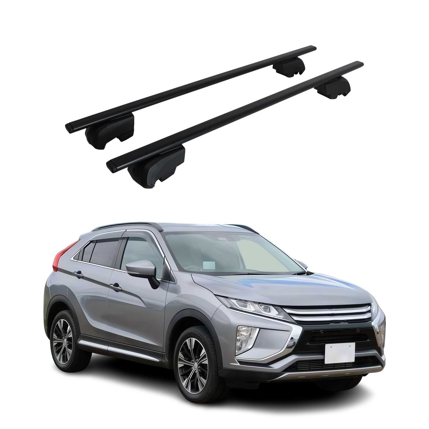 Dachträger Gepäckträger für Mitsubishi Eclipse Cross 2017-2023 ABE Metall 2 tlg