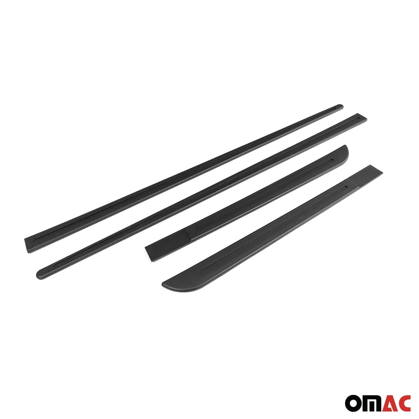 Bandă decorativă laterală pentru ușă, bandă de protecție pentru ușă pentru Audi, polipropilenă, neagră, 4x