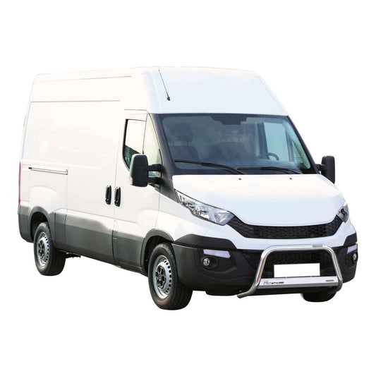 Edelstahl Frontbügel Frontschutzbügel für Iveco Daily 2014-2018 Grau Ø 63 mm