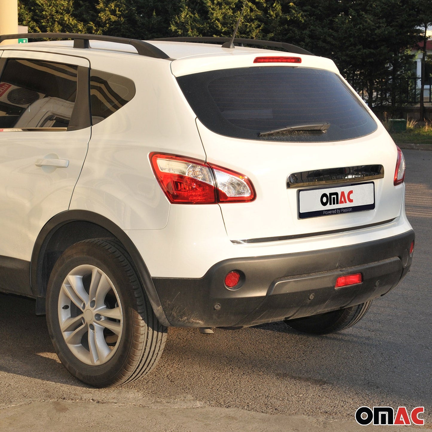 Kofferraumleiste Heckleiste für Nissan Qashqai J10 2006-2014 Untere Edelstahl