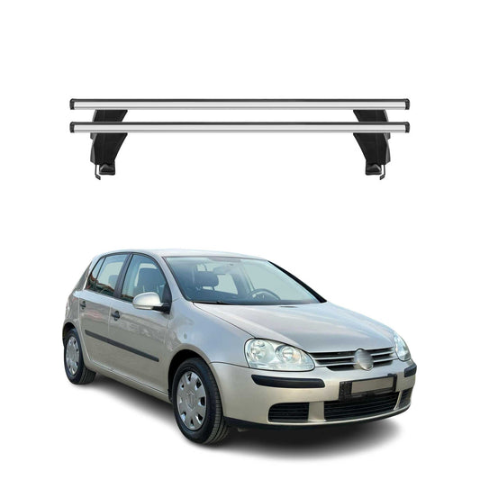 Menabo Dachträger Grundtäger für VW Golf 2003-2008 5tür 50kg Alu Silber 2 tlg