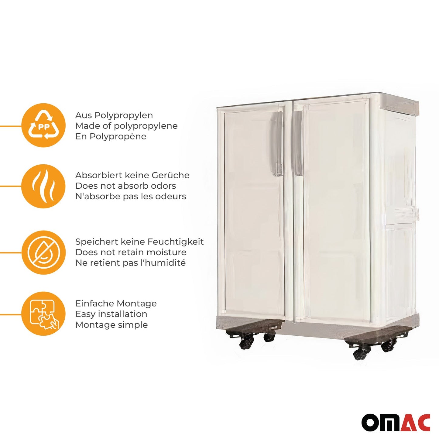 Möbel-Transportroller 170 kg Möbelroller Plattform Lenkrollen Trittbrett 2 tlg