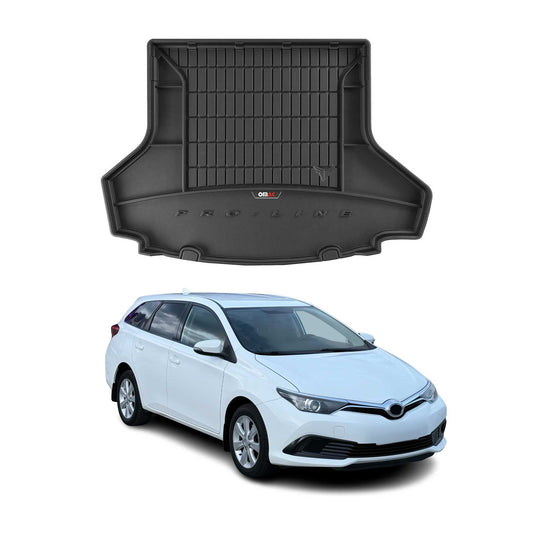 OMAC Gummi Kofferraumwanne für Toyota Auris Touring Sport 2012-2018 Schwarz TPE