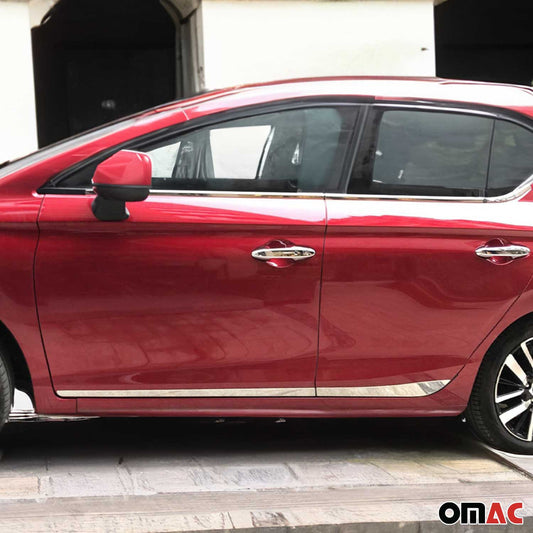 Seitentürleiste Türschutzleiste für Honda City Stufenheck 2021-2025 Edelstahl 4x