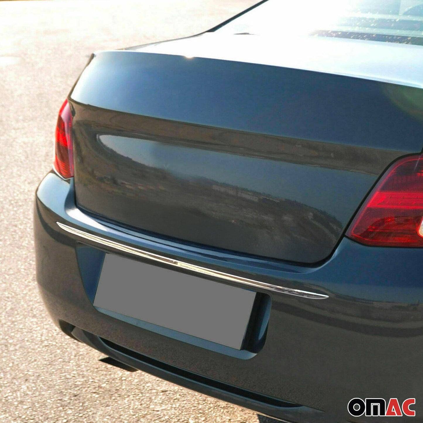 Bandă decorativă portbagaj, bandă decorativă spate pentru Citroen C-Elysee 2012-2024, partea inferioară din oțel inoxidabil