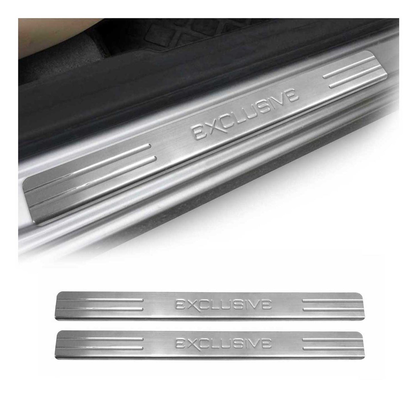 Einstiegsleisten Exclusive für Mercedes E Klasse W210 S210 1995-2002 Chrom 2x