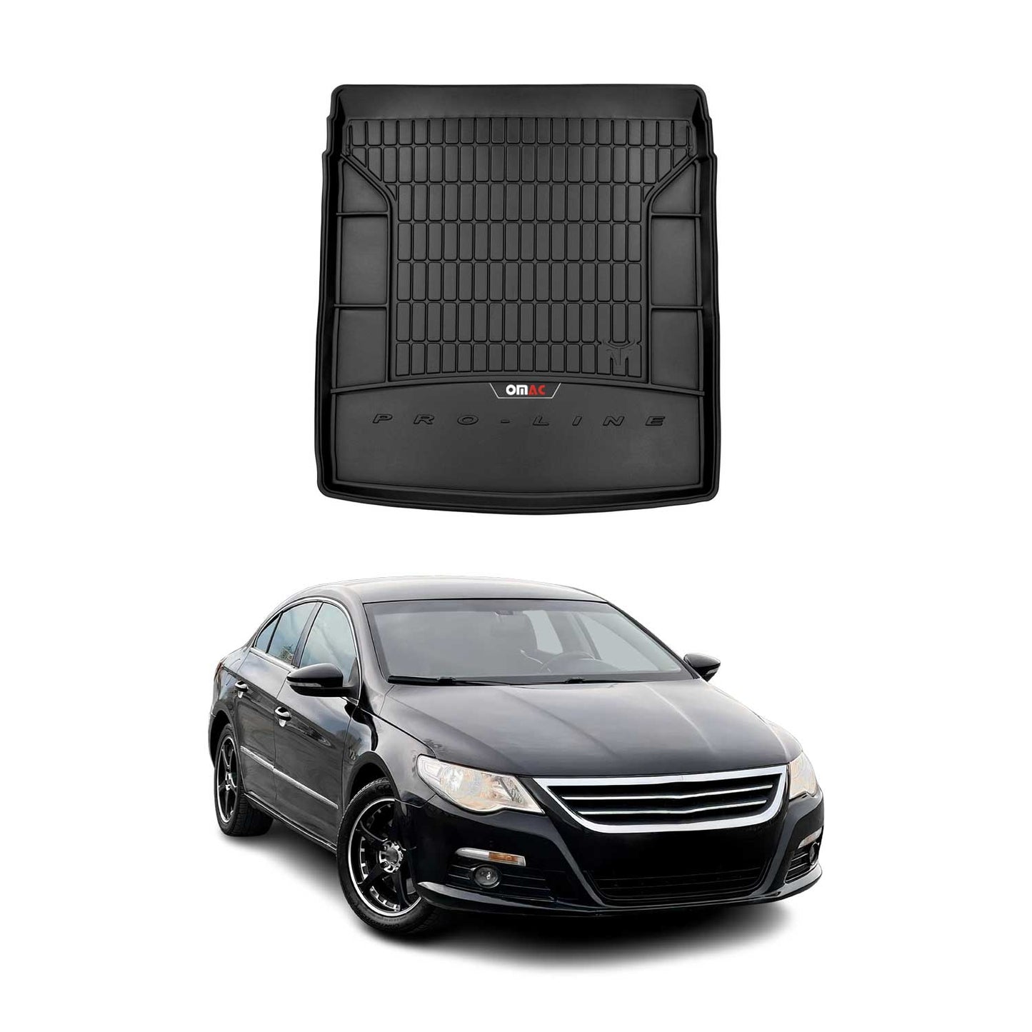 OMAC Gummi Kofferraumwanne für VW Passat CC Fastback 2012-2016 TPE Laderaumwanne