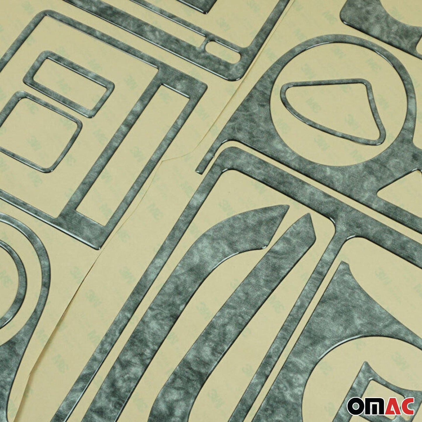 Innenraum Dekor Cockpit für VW Caddy 2003-2010 Titan Optik 16tlg