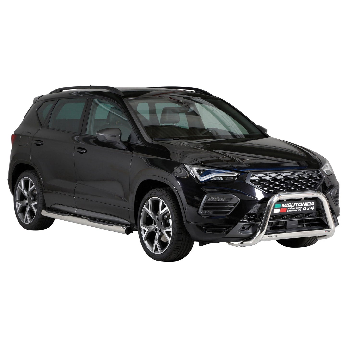 Frontbügel Frontschutzbügel für Seat Ateca 2021-2025 ø63mm Stahl Silber Schutz