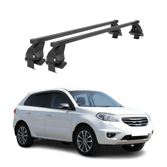 Menabo Dachträger Grundtäger für Renault Koleos mk1 2008-2016 50kg Stahl Schwarz