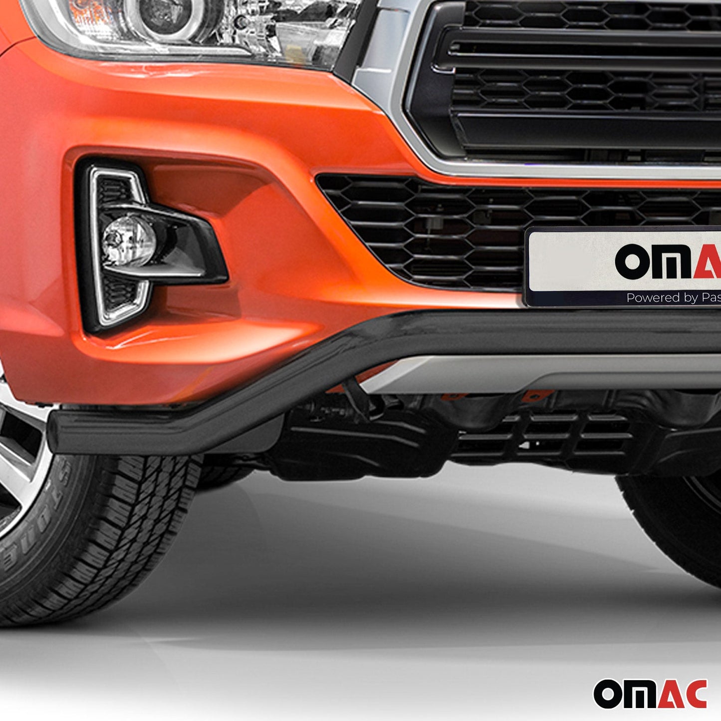 Bară de protecție față pentru Toyota Hilux 2017-2022 cu ABE (omologare de tip germană) Negru oțel