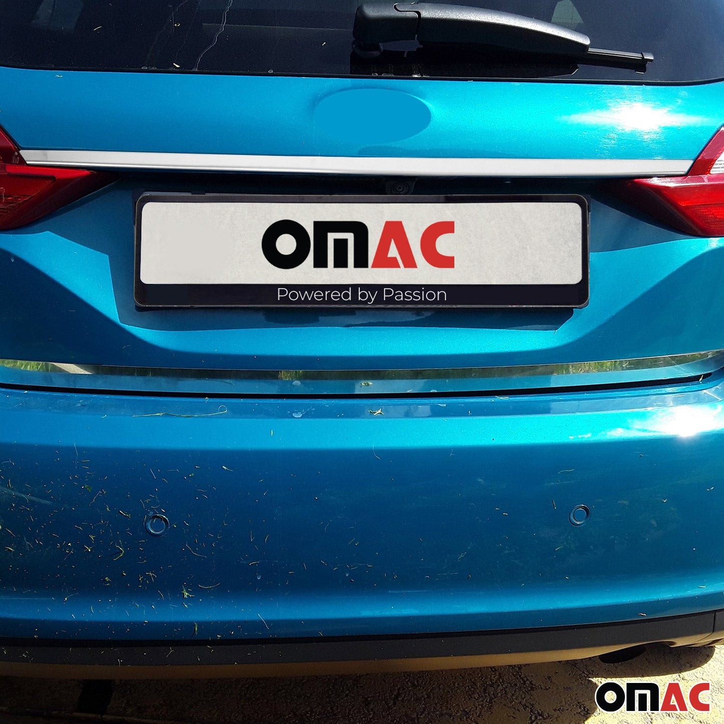 Bandă decorativă portbagaj, bandă decorativă spate pentru Ford Fiesta 2017-2021 hatchback, oțel inoxidabil