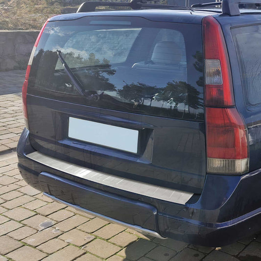 Apărătoare prag/bară de protecție pentru Volvo XC70 1999-2004, oțel inoxidabil periat