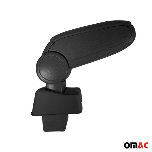 Cotieră centrală, cotieră consolă centrală pentru Skoda Rapid 2012-2019, piele PU, neagră