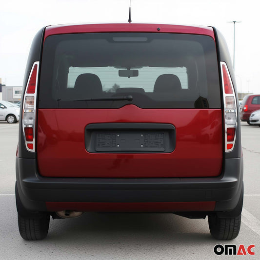 Rücklicht Leisten Heckleuchte für Fiat Doblo 2000-2006 Edelstahl Silber 2tlg