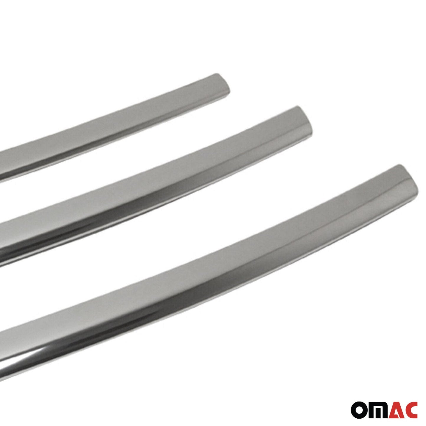 Benzi grilă radiator pentru Hyundai Veloster 2011-2017, crom-argintiu, 3x