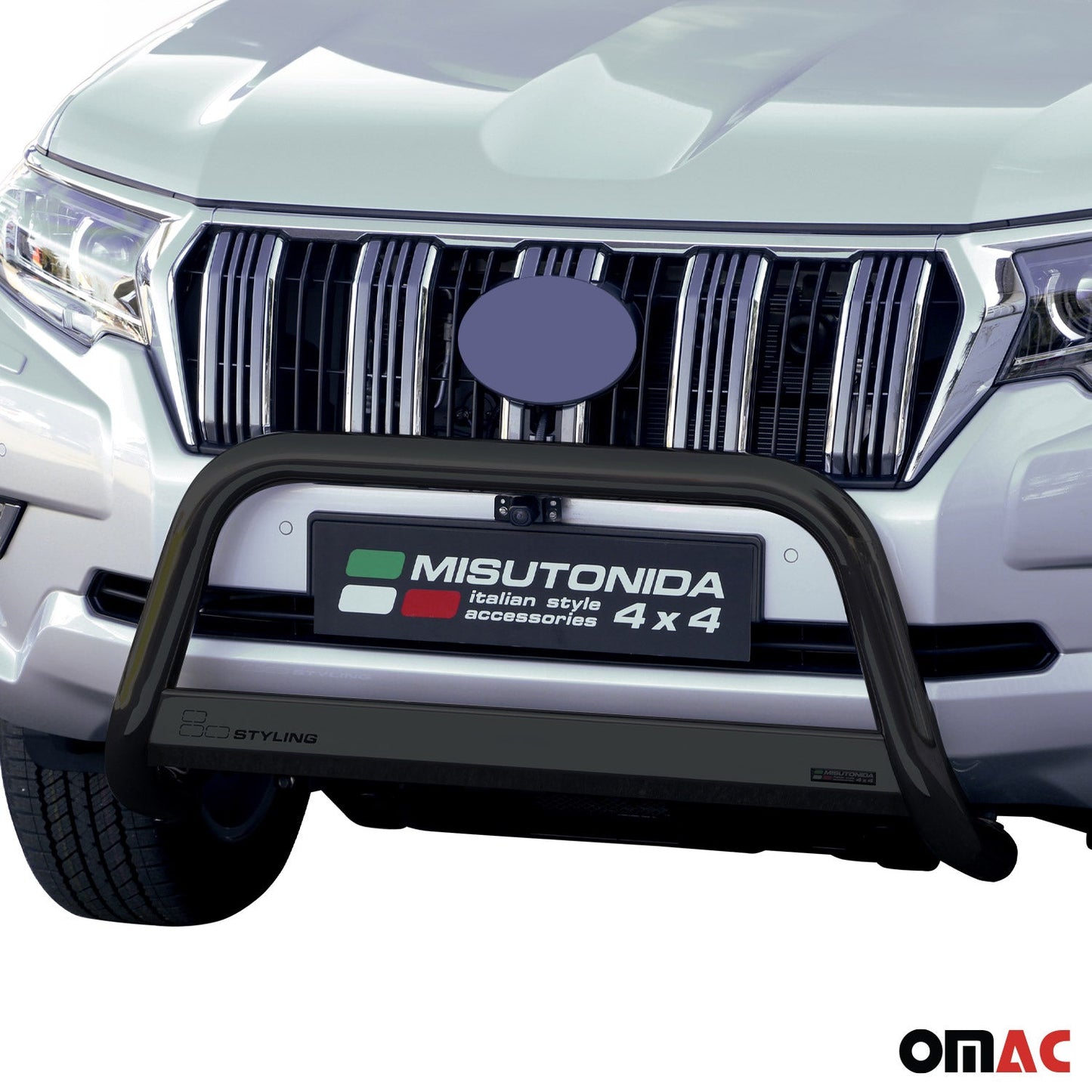 Frontbügel Frontschutz für Toyota Land Cruiser Prado J150 2018-2025 ø63 Schwarz