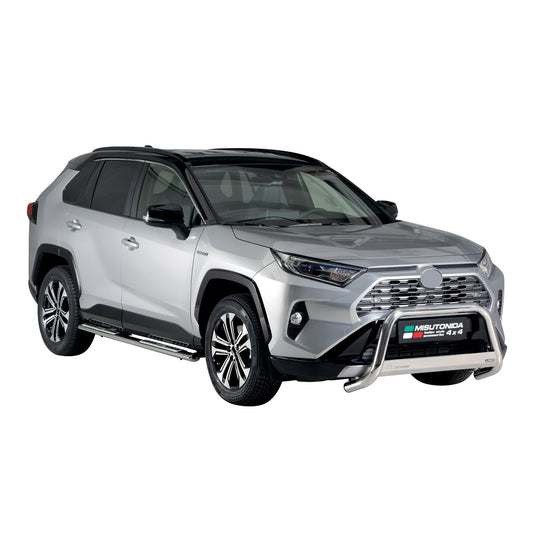 Bară de protecție/buton față pentru Toyota RAV4 XA50 2019-2025 Hybrid ø63 gri oțel