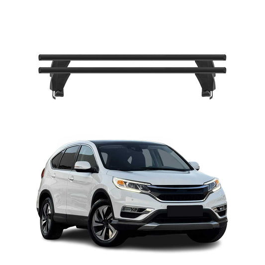 Menabo Dachträger Grundtäger für Honda CR-V mk4 2012-2016 50kg Alu Schwarz 2 tlg