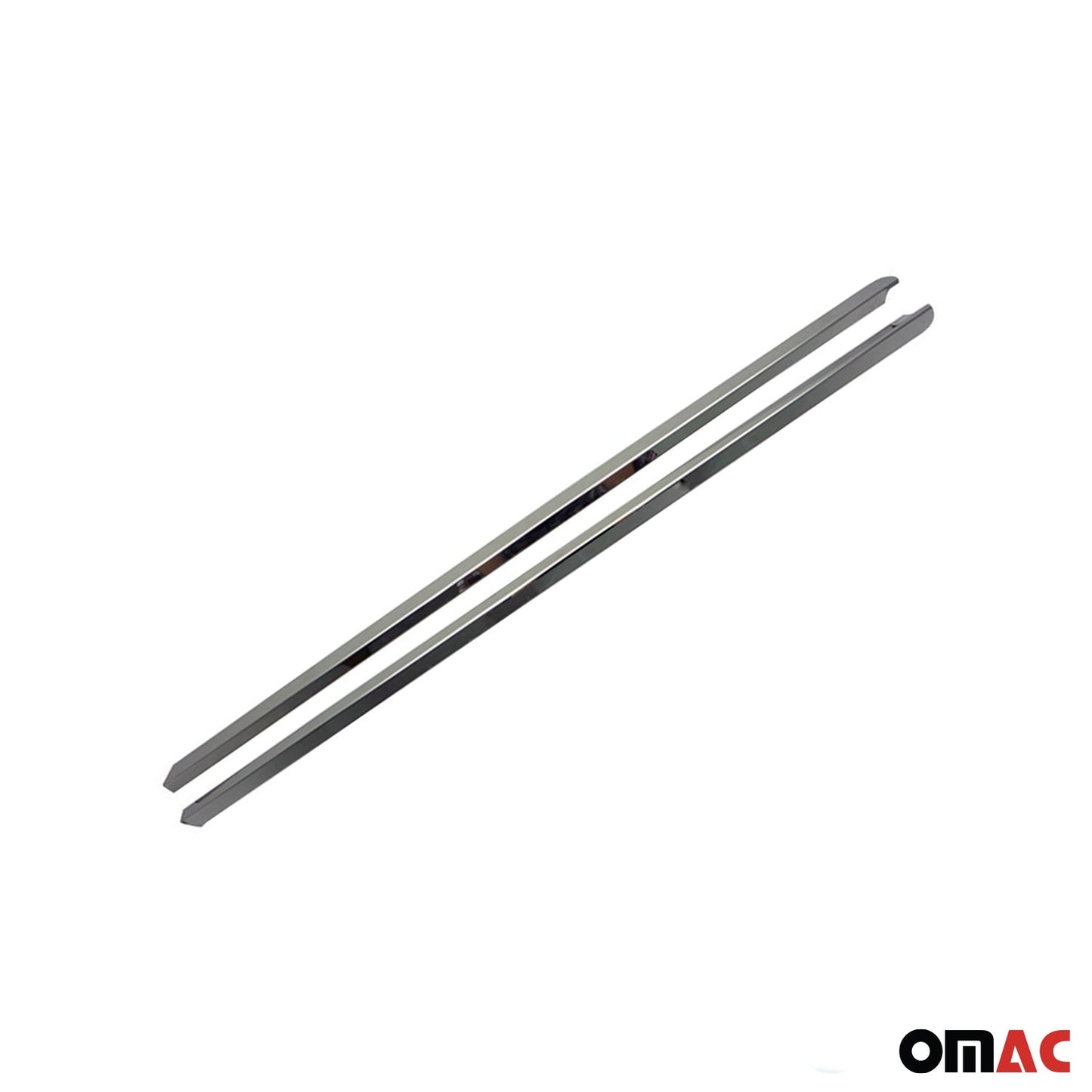 Benzi decorative pentru geamuri pentru VW Caddy 2015-2020, oțel inoxidabil cromat, set 2 piese