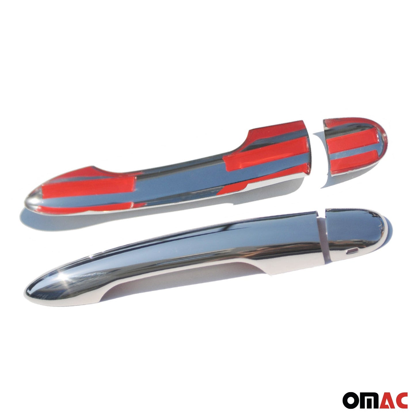 Ornamente mâner ușă, capace mâner ușă pentru Renault Clio 2012-2019 2 uși, oțel inoxidabil, 4x