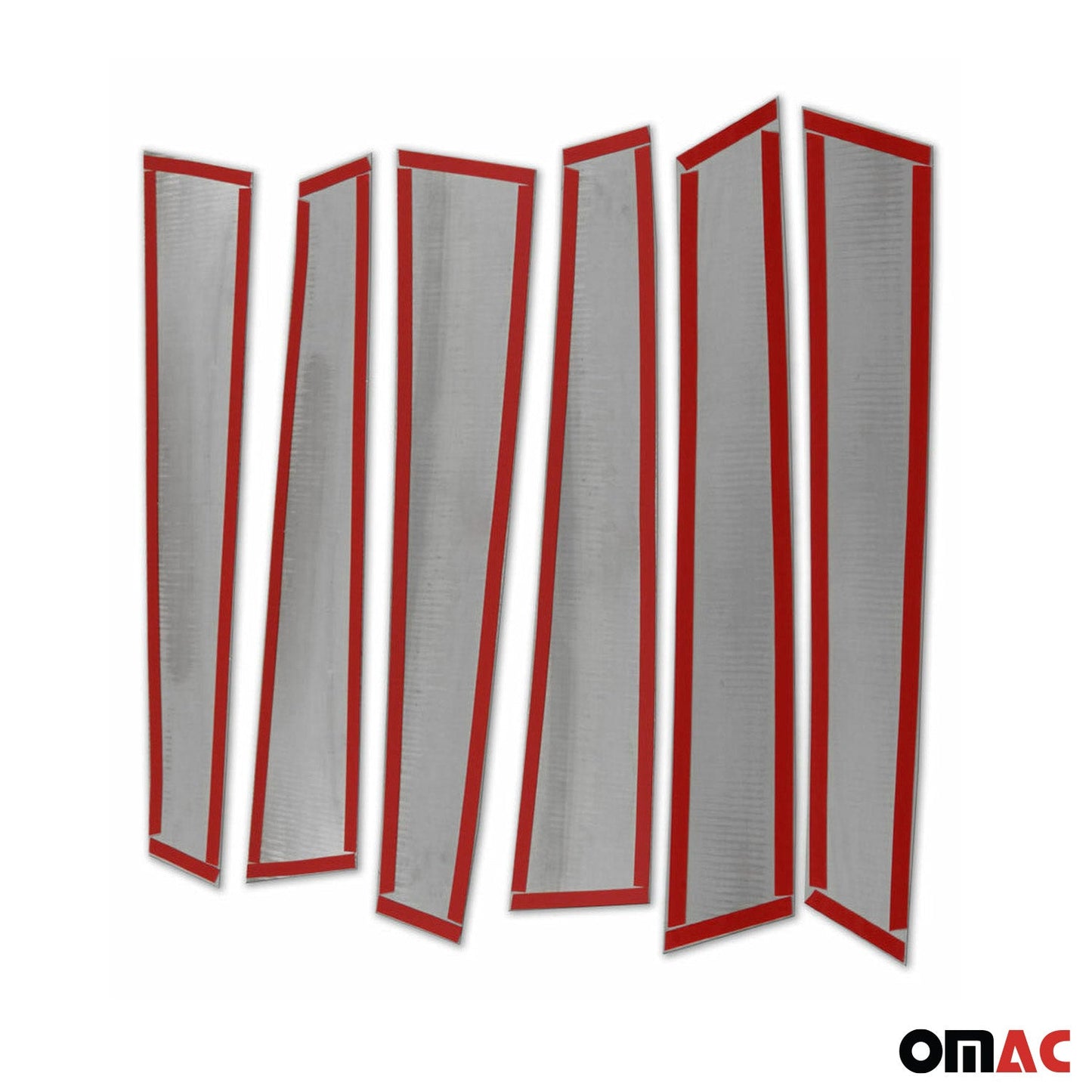 Ornamente stâlp ușă montantă B pentru Range Rover Sport 2013-2020, crom închis, 6x