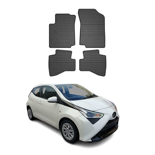 2014-2022 Toyota Aygo Fußmatten TPE Schwarz 4 tlg