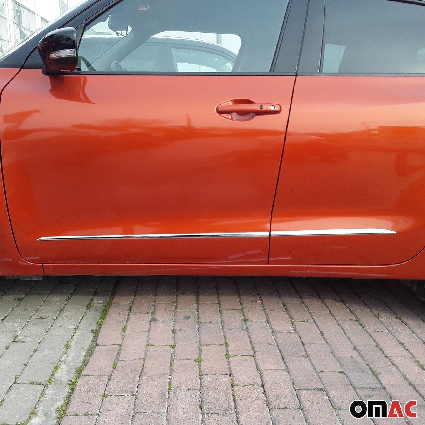 Seitentürleiste Türleisten Türschutzleiste für Hyundai i10 2020-2025 Chrom 4x