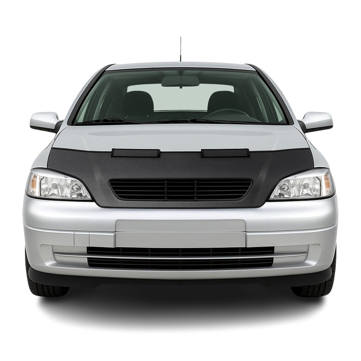 Haubenbra Steinschlagschutz für Opel Astra G Schrägheck 1998-2009 Carbon Halb