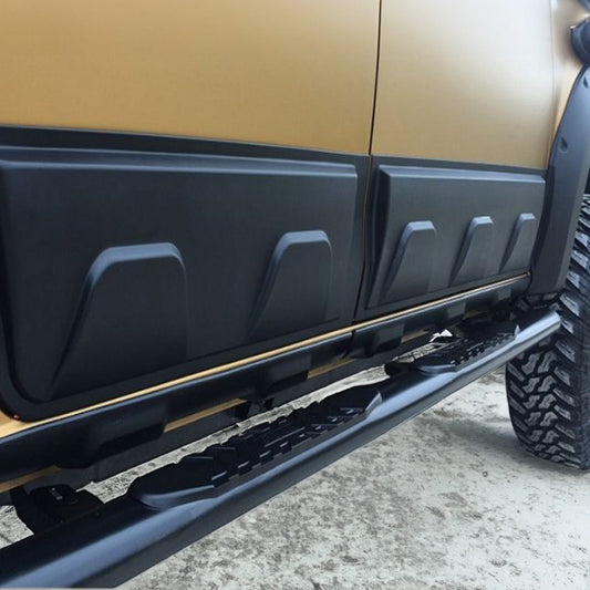 Bandă de protecție laterală pentru ușă Isuzu D-Max 2012-2019, neagră, 4 buc.