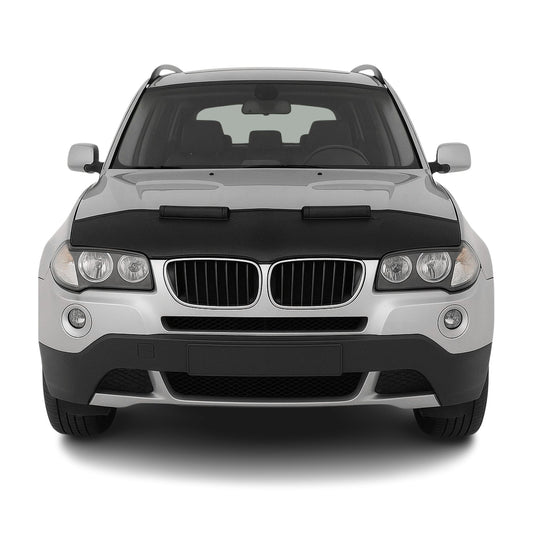 Protecție capotă anti-ciobire pentru BMW X1 E83 2003-2010, jumătate neagră