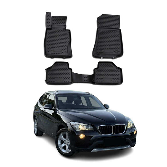 2009-2015 BMW X1 E84 Fußmatten TPE Schwarz 4 tlg
