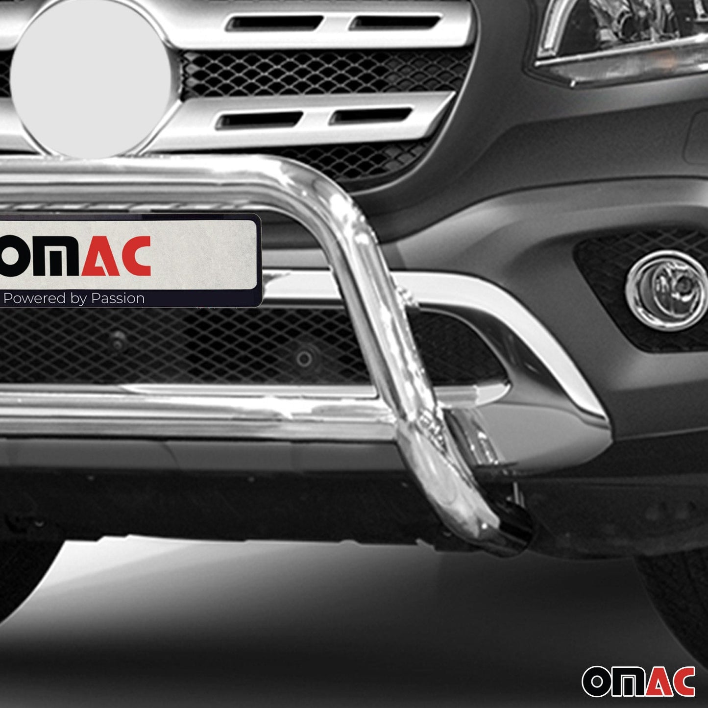 Bară de protecție/buton față pentru Mercedes X-Class 2017-2020, omologată ABE, oțel, argintiu