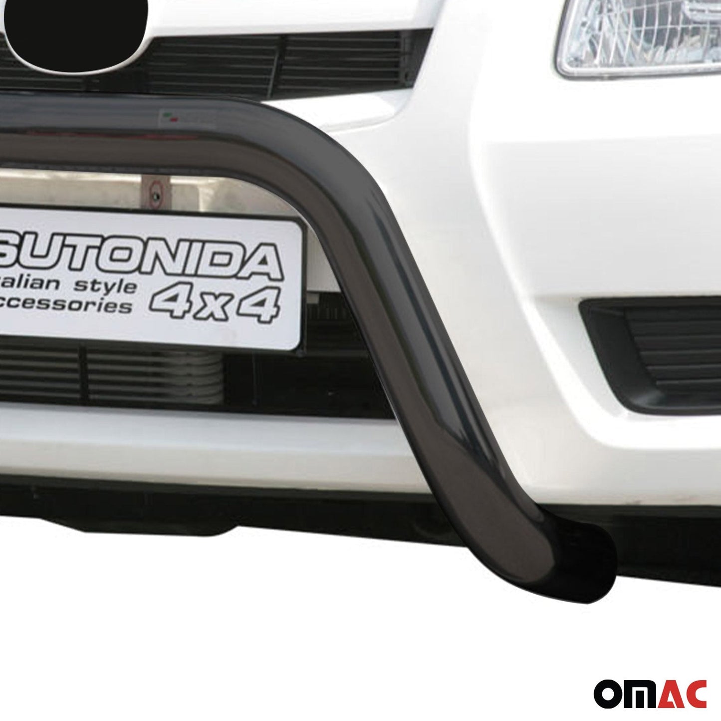 Bară de protecție/buton față pentru Mazda BT-50 2009-2012 ø76mm oțel negru protecție