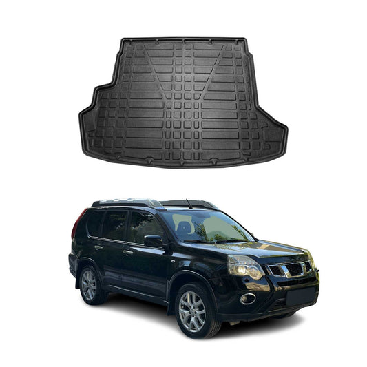 Căptușeală portbagaj/cargo pentru Nissan X-Trail 2007-2014, cauciuc TPE, negru