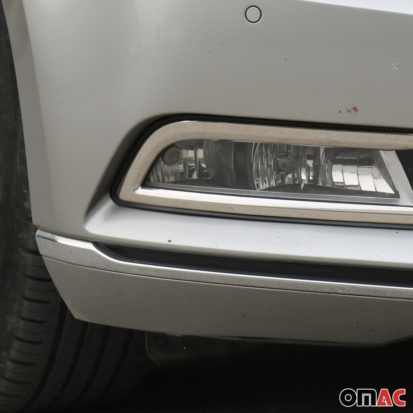 Benzi decorative grilă radiator pentru VW Passat 3G B8 Variant 2014-2019, cromate, 3x