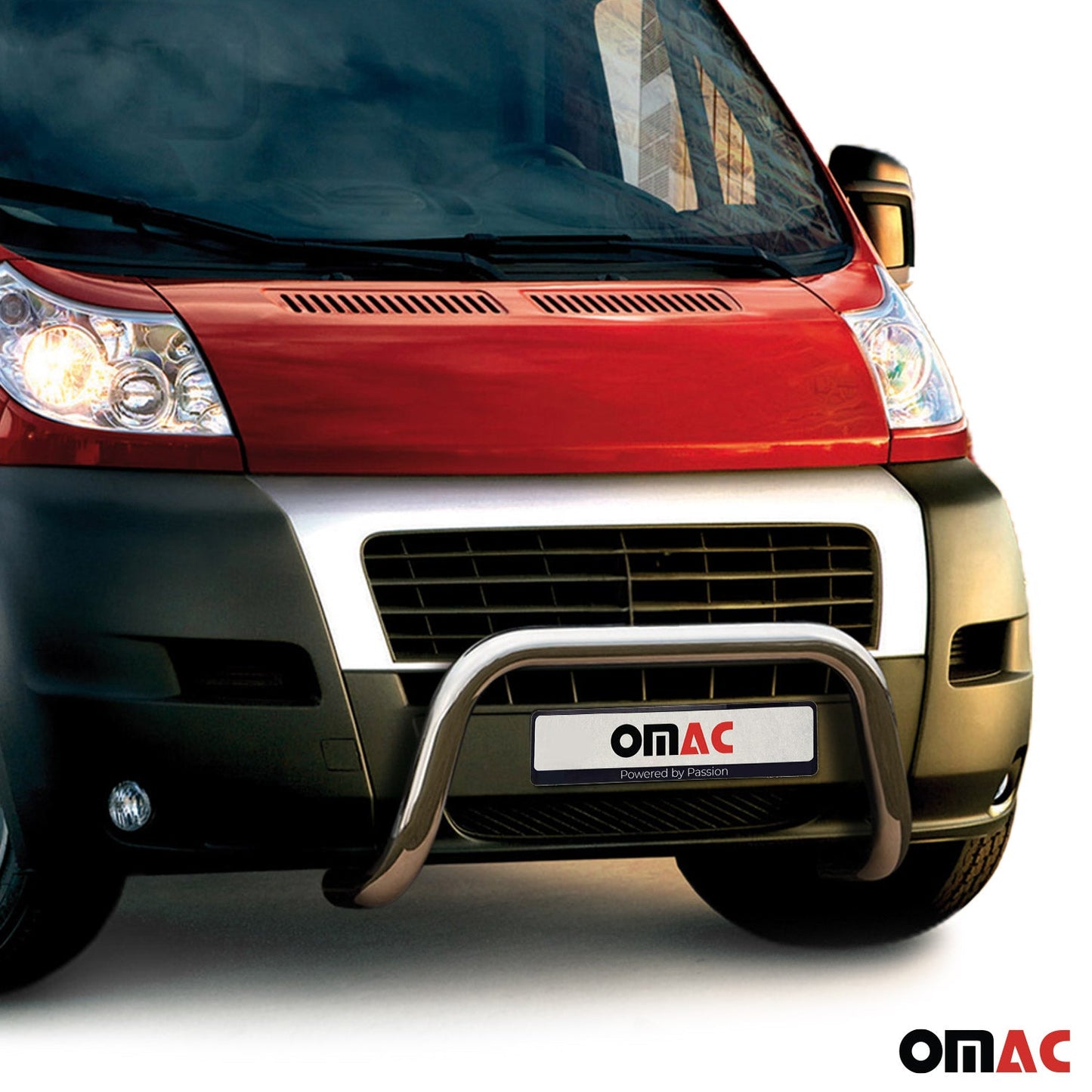 Bară de protecție față pentru Fiat Ducato 2006-2016 cu ABE (omologare de tip germană) Oțel Argintiu