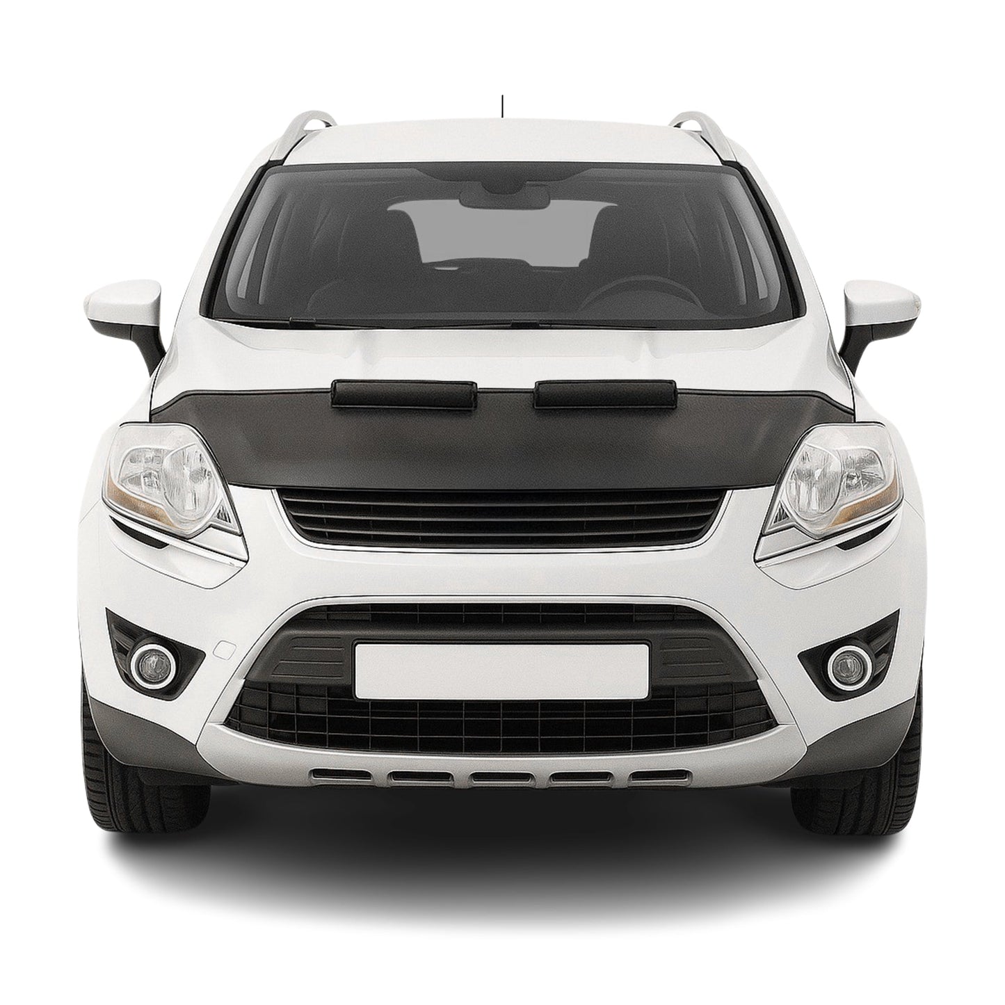 Protecție capotă anti-ciobituri pentru Ford Kuga 2008-2013, jumătate neagră