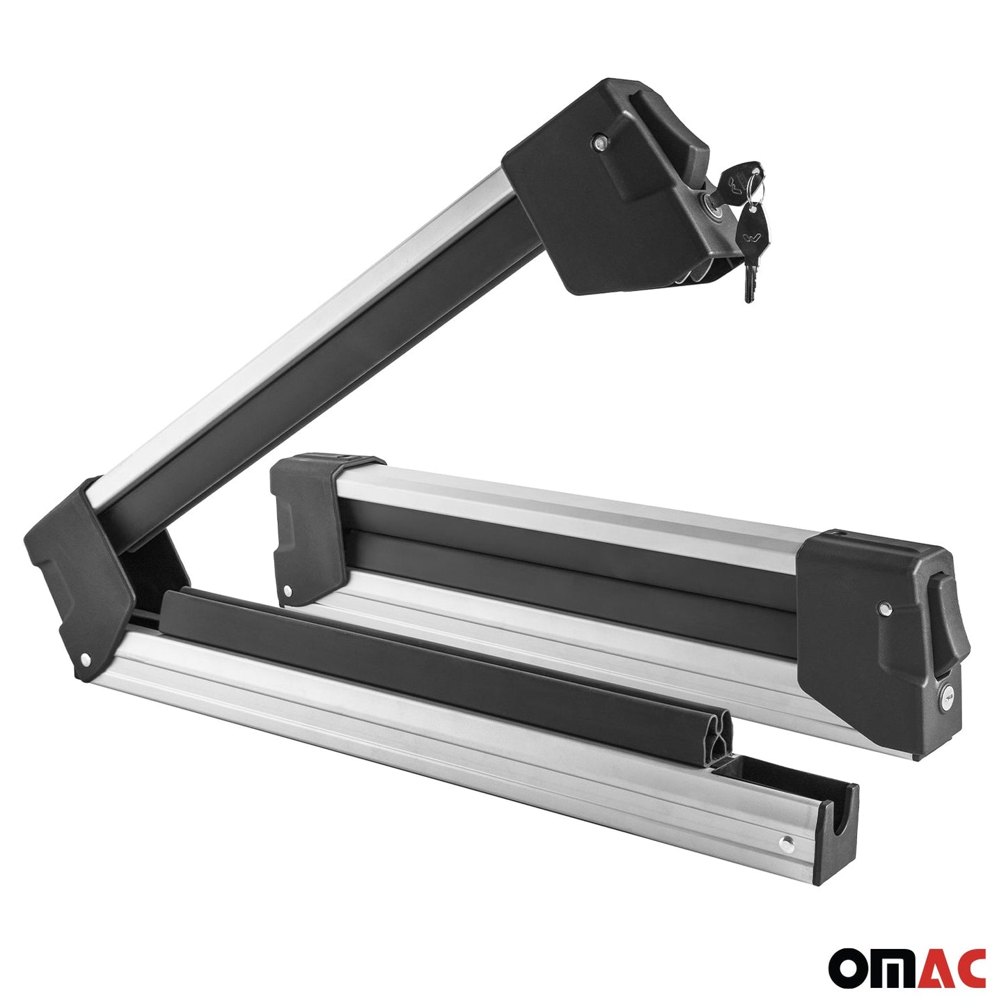 Menabo Skiträger Snowboard Träger Universal Abschließbar Schwarz 2x