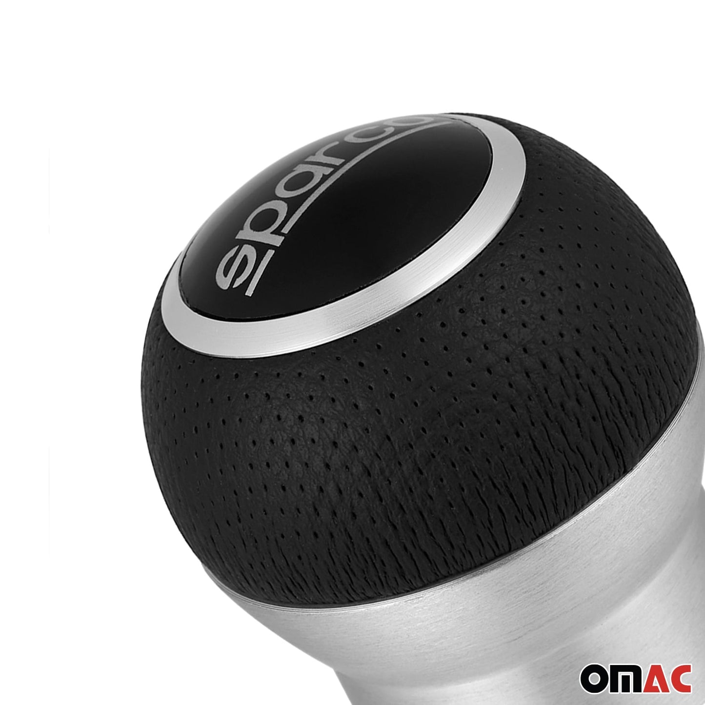 SPARCO Schaltknauf Schalthebel Schaltknopf Aluminium Kunstleder mit Sparco Logo