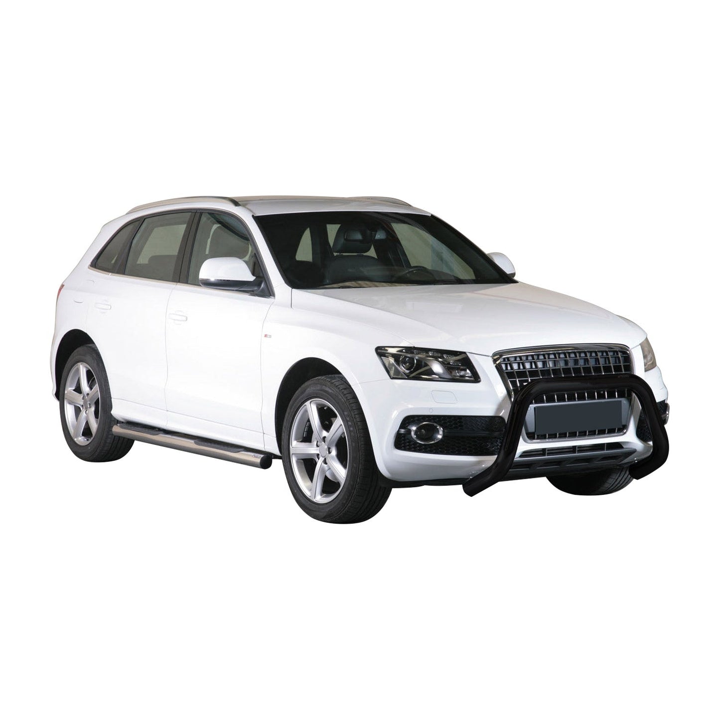 Bară de protecție/buton față pentru Audi Q5 2008-2015 ø76mm oțel negru protecție