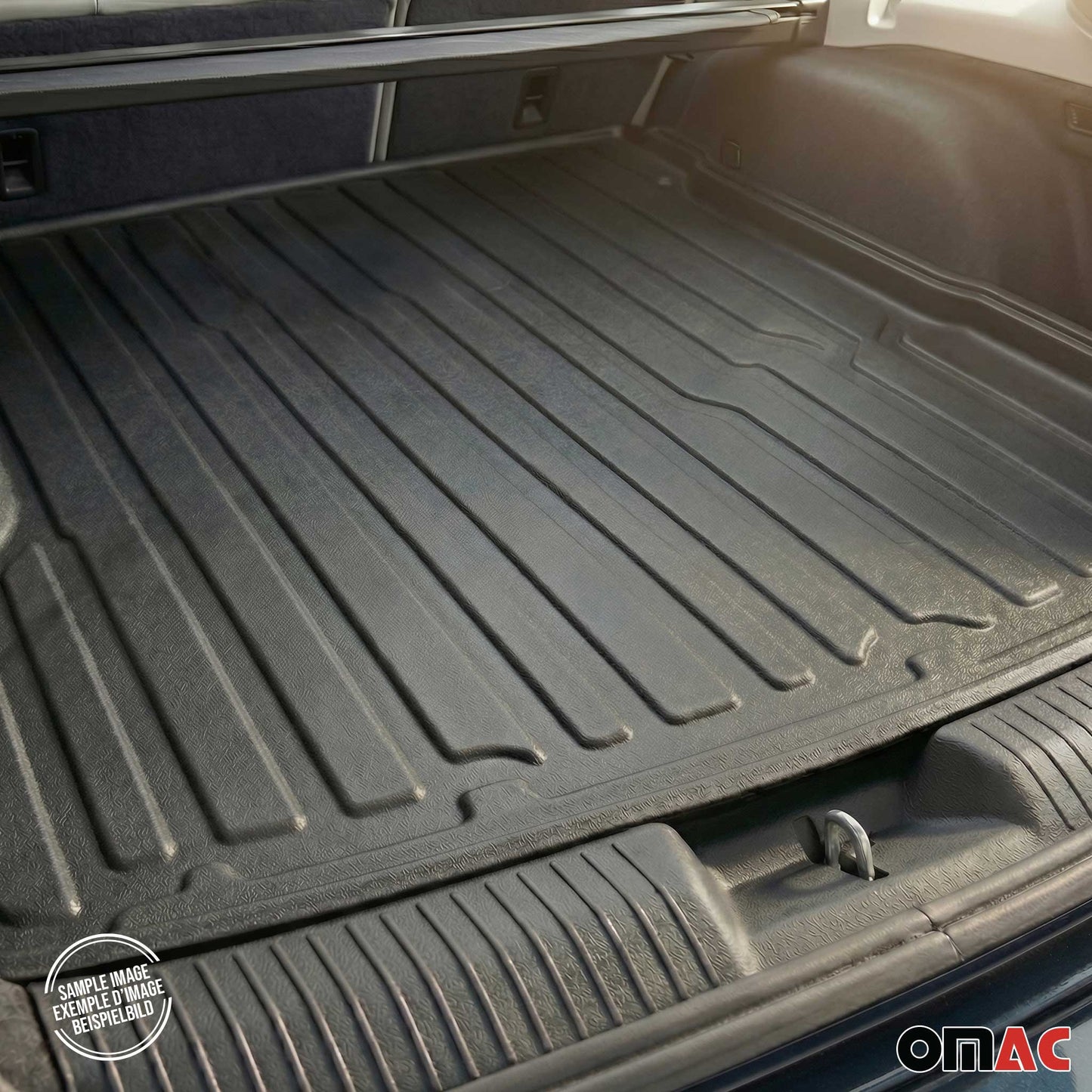 Kofferraumwanne Laderaumwanne für Ford C-Max 2 2010-2019 5tür Gummi TPE Schwarz