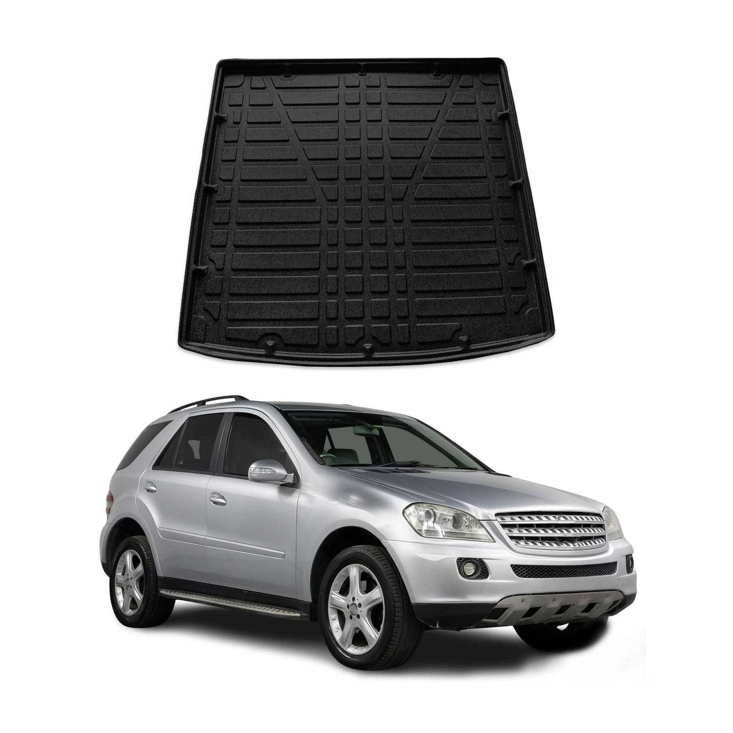 Kofferraumwanne Laderaumwanne für Mercedes M-Klasse W164 2006-2008 Gummi TPE