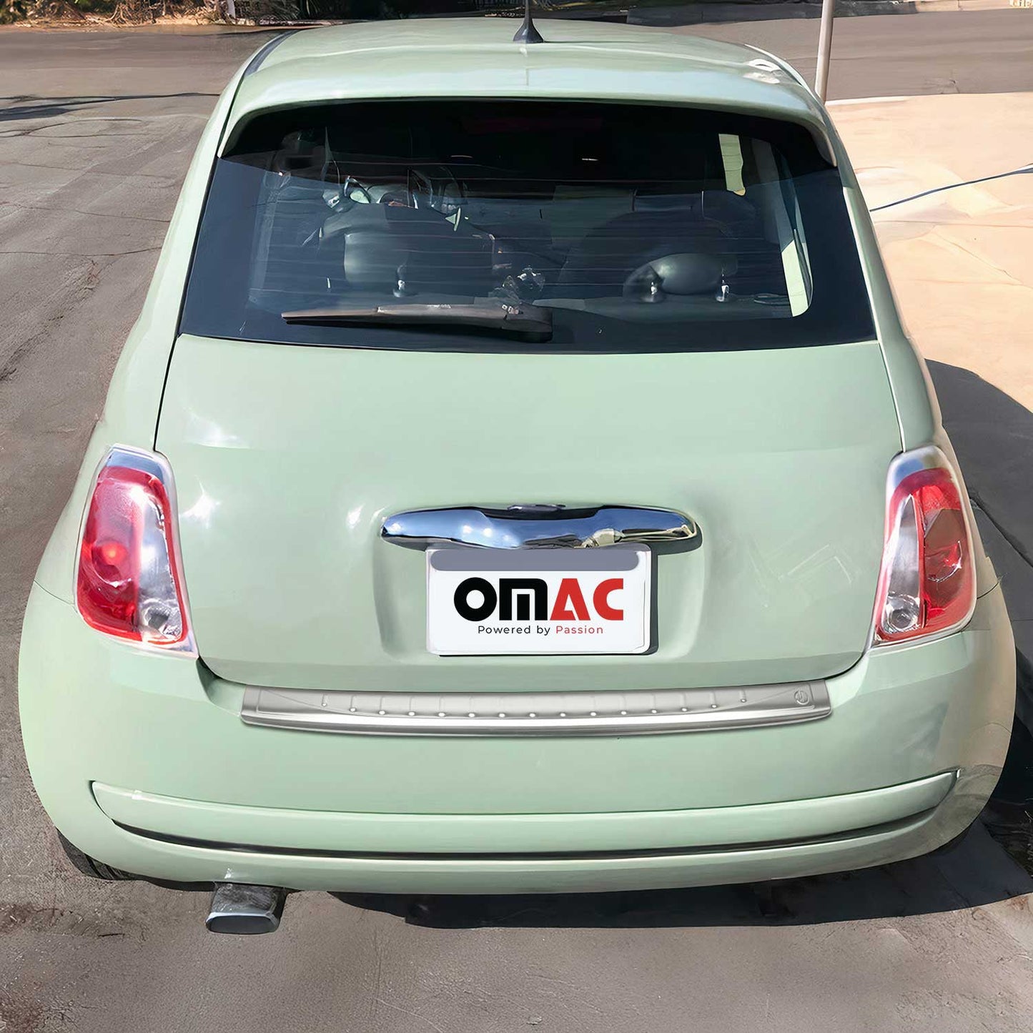 Protecție prag bara de protecție pentru Fiat 500 500C 2007-2015, clasa B, crom periat