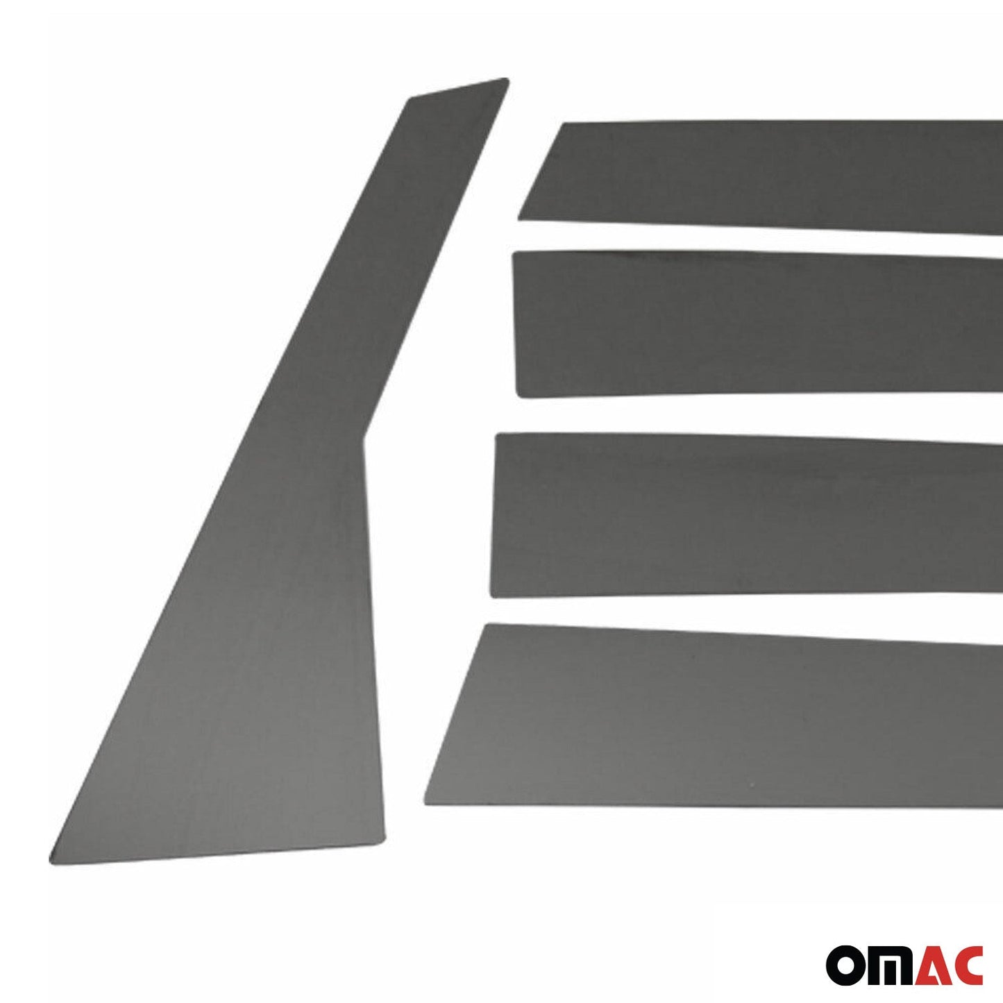 B-Säule Türsäulen Verkleidung für Honda CR-V 2012-2018 Edelstahl Dunkel 6tlg