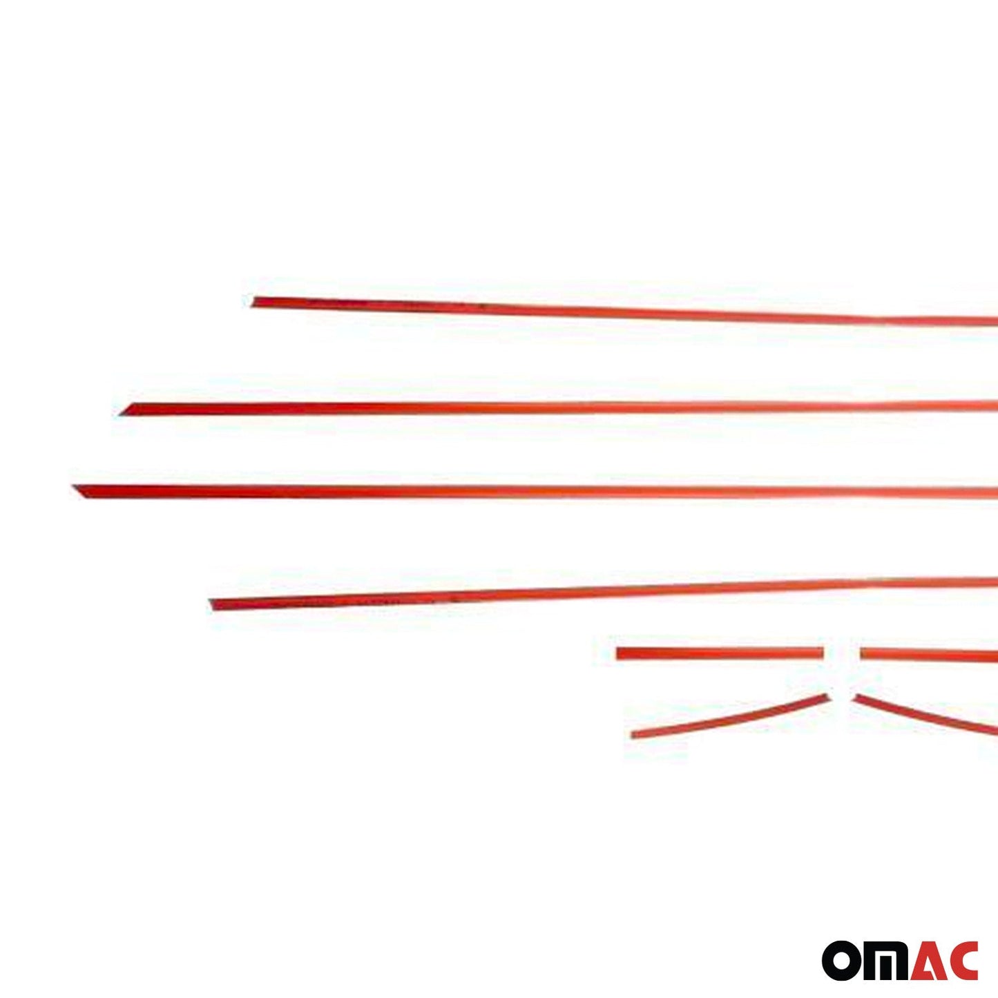 Benzi decorative pentru geamuri pentru Hyundai ix20 2010-2021, oțel inoxidabil cromat, 8 bucăți