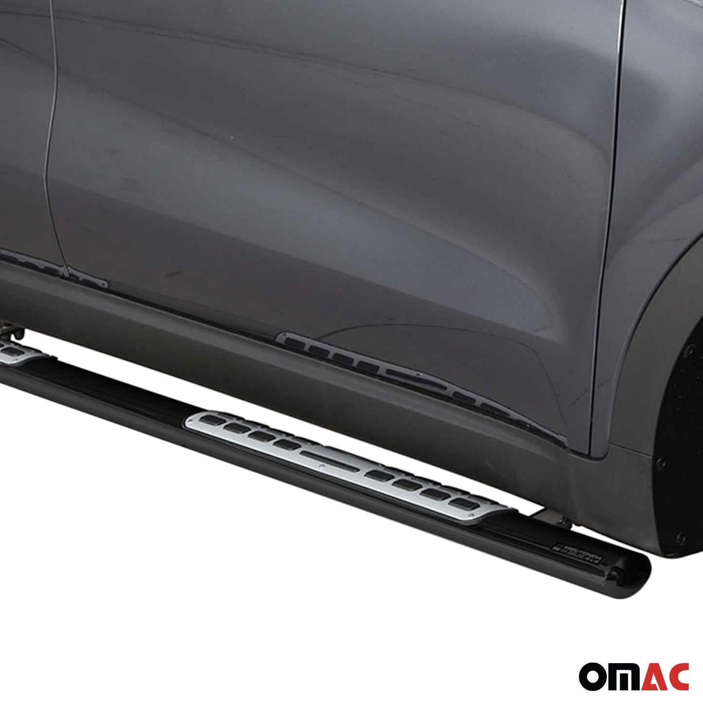 Edelstahl Seitenschweller Schwellerrohre für Kia Sportage 2016-2018 Schwarz